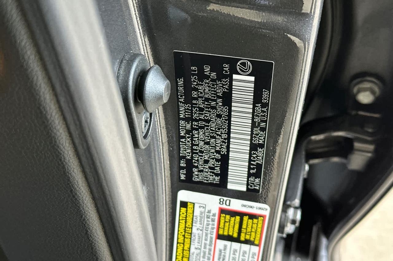 2025 Lexus ES Luxury Roseville CA