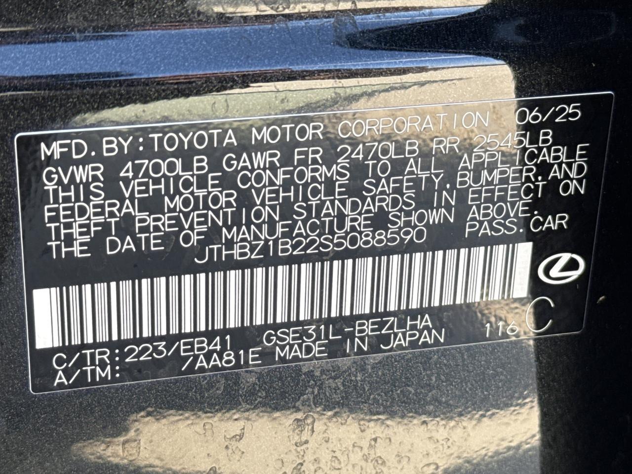 2025 Lexus IS 350 F SPORT Design San Antonio TX