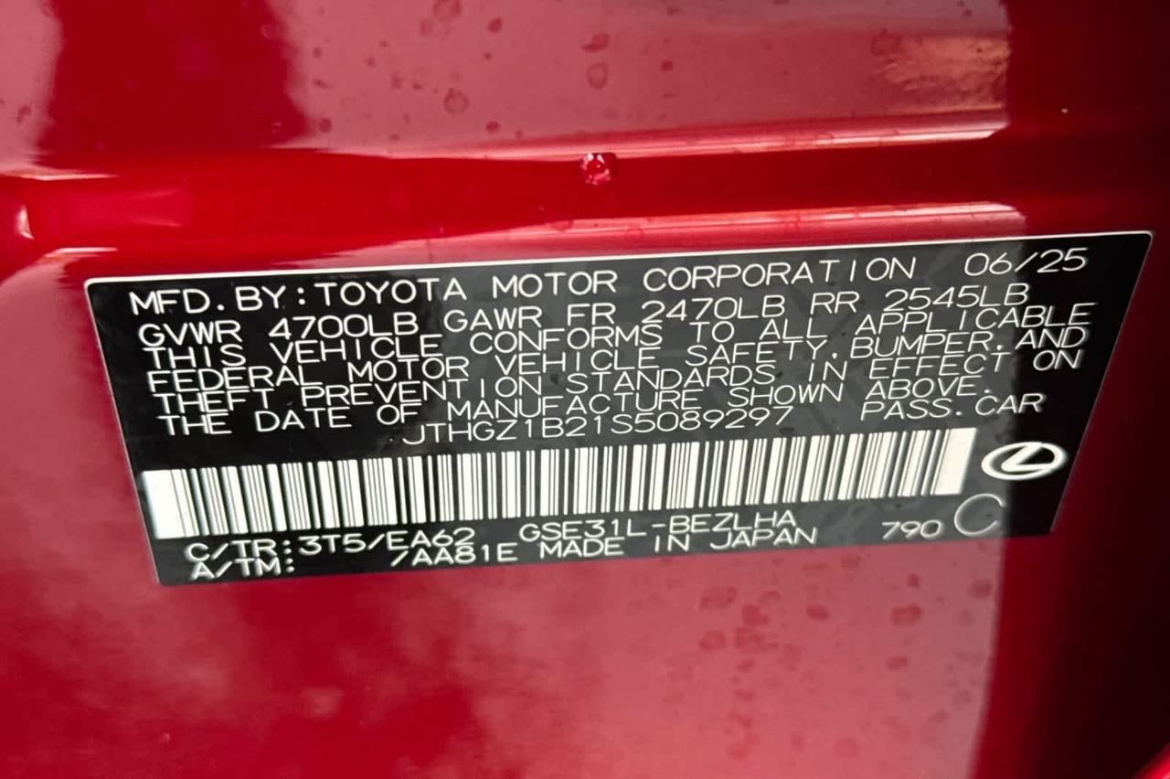 2025 Lexus IS F SPORT Roseville CA