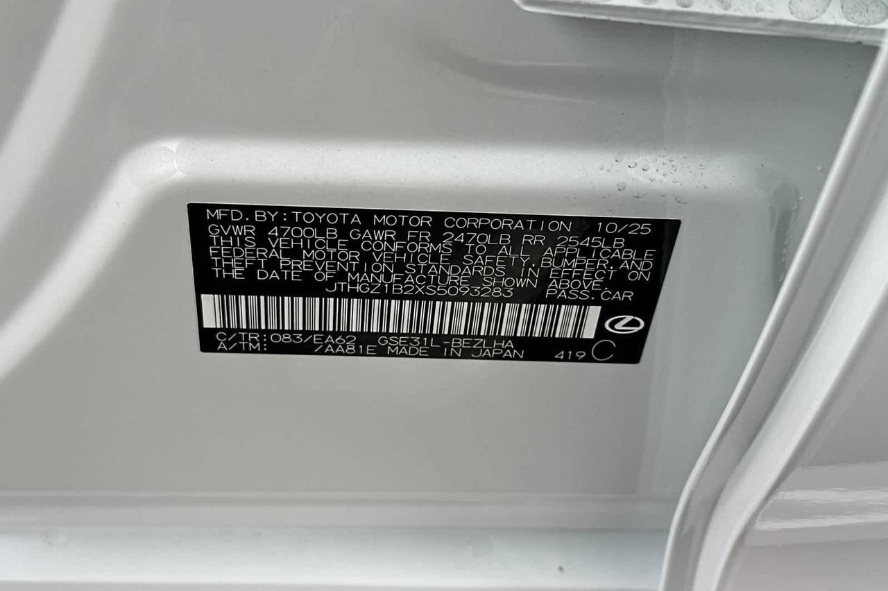 2025 Lexus IS F SPORT Roseville CA