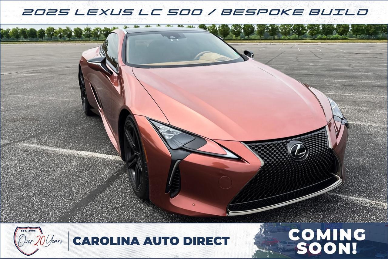 2025 Lexus LC 500 / Bespoke Build / Carbon Fiber Roof / Coming Soon!