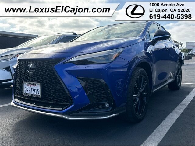 2025 Lexus NX 450h+ F SPORT San Diego County CA