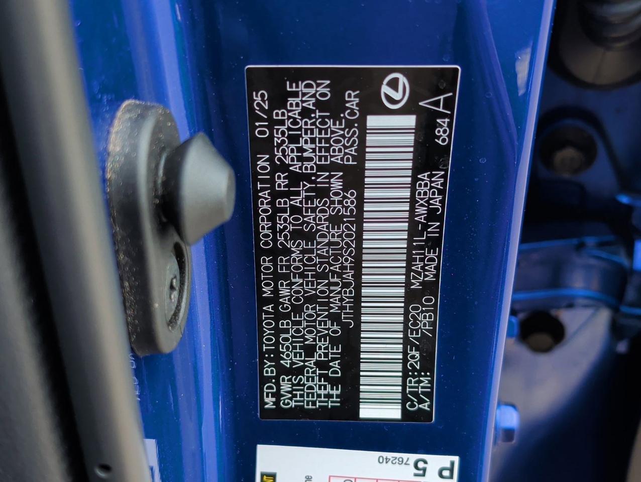 2025 Lexus UX 300h F SPORT Design San Juan TX