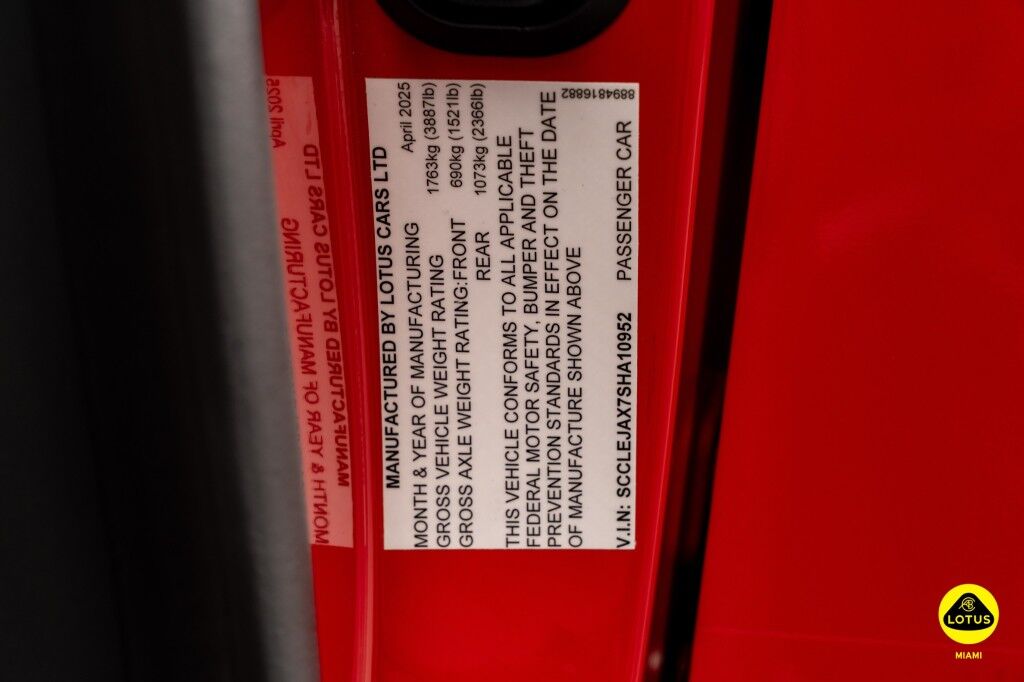 2025 Lotus Emira V6- Lease for only $999/ month for 36 mos* North Miami Beach FL