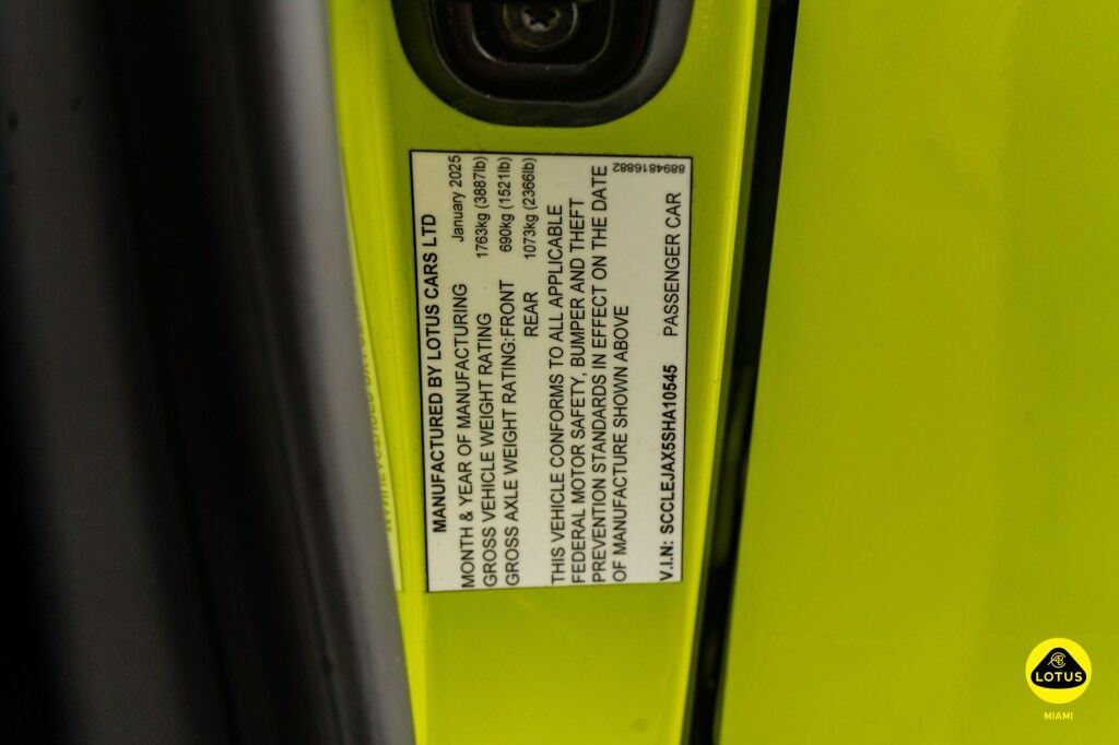 2025 Lotus Emira V6 North Miami Beach FL