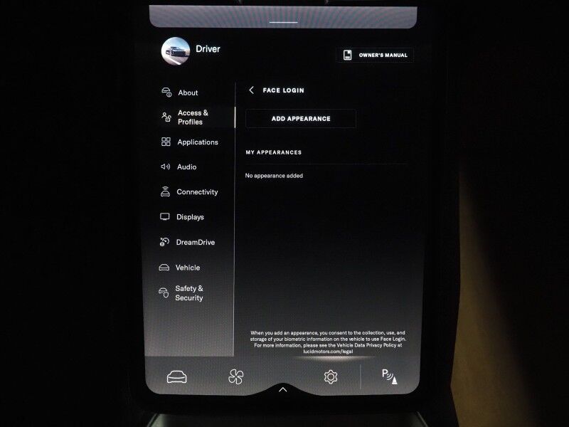 2025 Lucid Air Touring AWD *GLASS CANOPY ROOF, COMFORT & CONVENIENCE PKG, NAVIGATION, ADAPTIVE CRUISE, SAFETY ALERTS, 360 CAMERAS, NAPPA LEATHER, CLIMATE SEATS, HEATED STEERING, SURRREAL SOUND PRO, 20 INCH WHEELS Round Rock TX