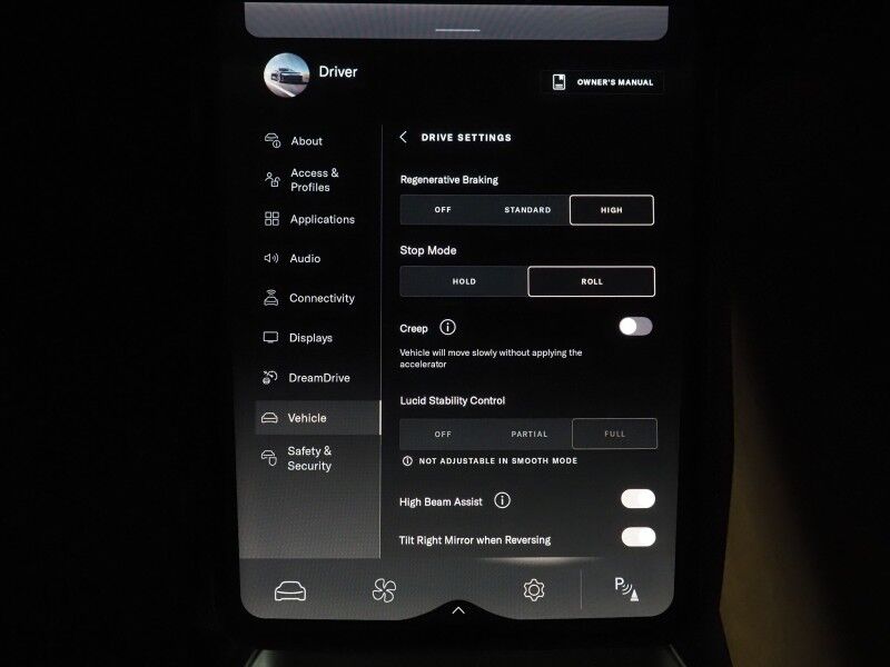 2025 Lucid Air Touring AWD *GLASS CANOPY ROOF, COMFORT & CONVENIENCE PKG, NAVIGATION, ADAPTIVE CRUISE, SAFETY ALERTS, 360 CAMERAS, NAPPA LEATHER, CLIMATE SEATS, HEATED STEERING, SURRREAL SOUND PRO, 20 INCH WHEELS Round Rock TX