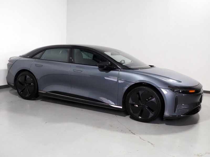2025 Lucid Air Touring AWD *STEALTH w/GLASS CANOPY ROOF, DREAMDRIVE PRO, COMFORT & CONVENIENCE PKG, NAVIGATION, ADAPTIVE CRUISE, SAFETY ALERTS, 360 CAMERAS, NAPPA LEATHER, CLIMATE SEATS, HEATED STEERING, SURRREAL SOUND AUDIO, 20 INCH WHEELS