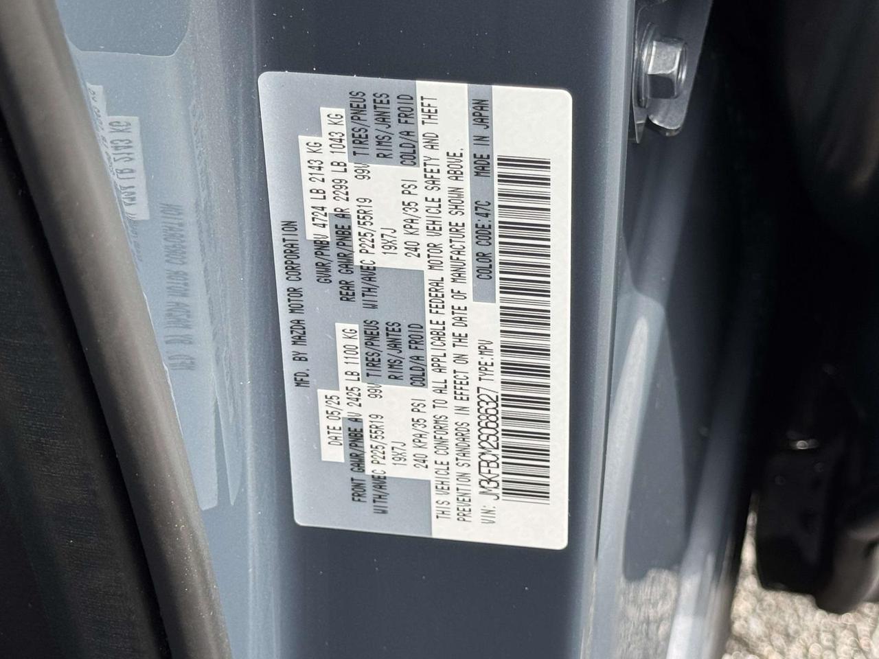 2025 MAZDA CX-5 2.5 S Carbon Edition Alexandria VA