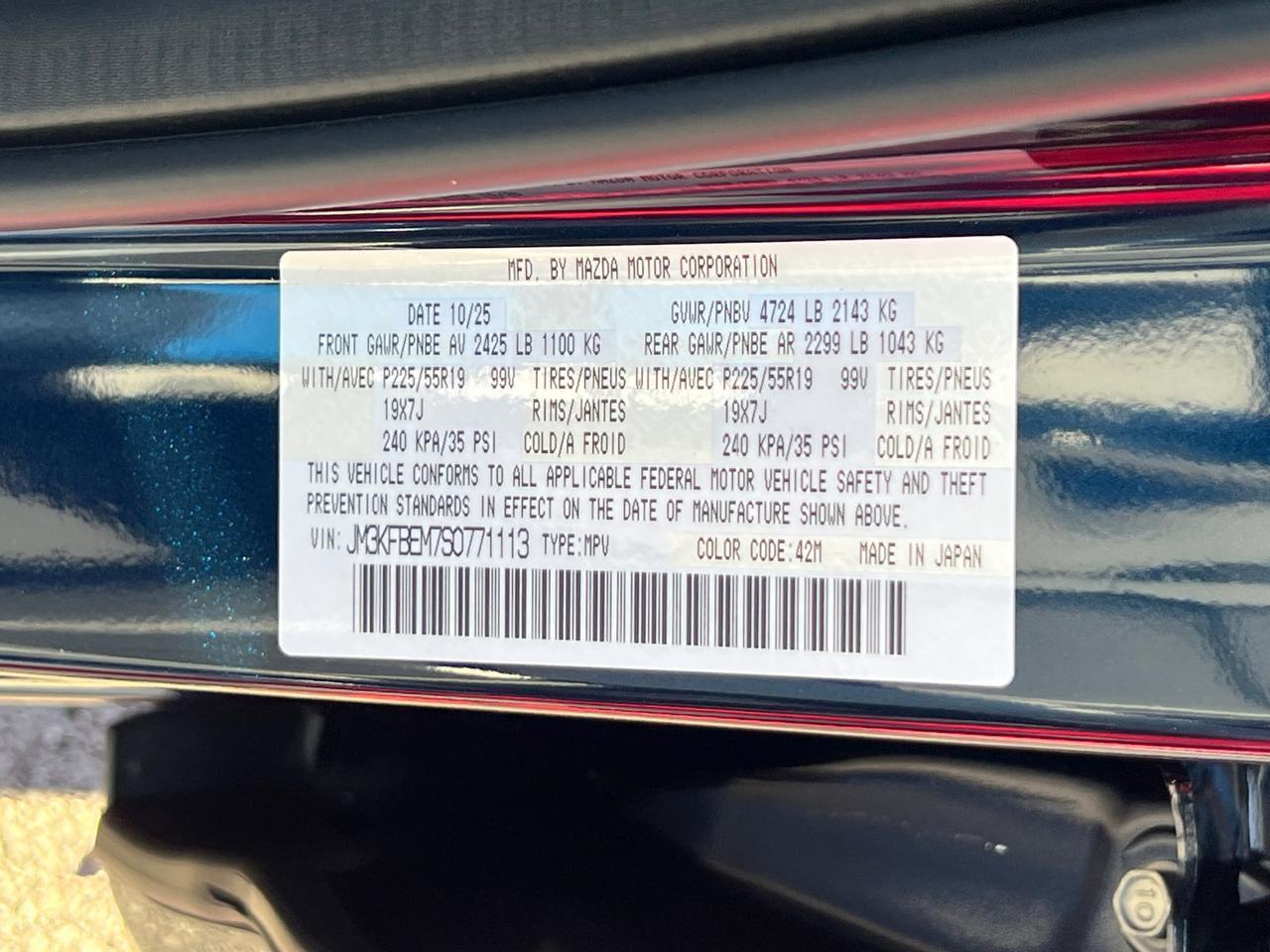 2025 MAZDA CX-5 2.5 S Premium Plus Package Hagerstown MD