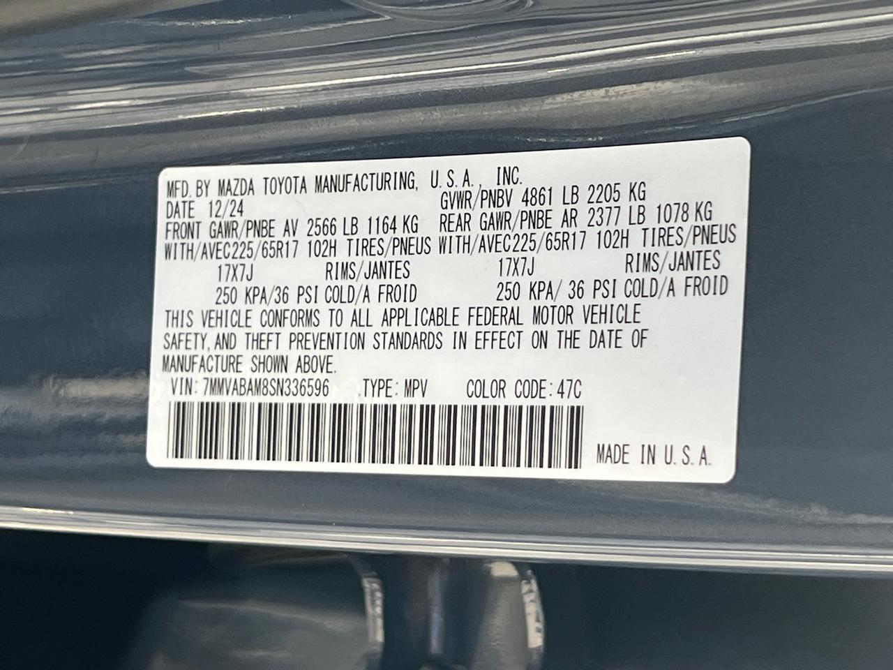 2025 MAZDA CX-50 2.5 S Select Package Hagerstown MD