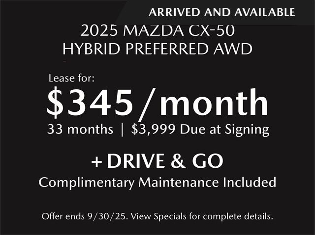 2025 MAZDA CX-50 Hybrid Preferred San Juan Capistrano CA