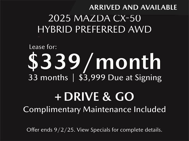 2025 MAZDA CX-50 Hybrid Preferred San Juan Capistrano CA