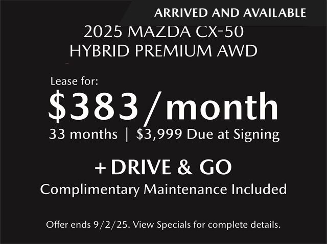 2025 MAZDA CX-50 Hybrid Premium San Juan Capistrano CA