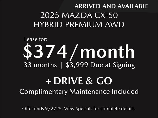 2025 MAZDA CX-50 Hybrid Premium San Juan Capistrano CA