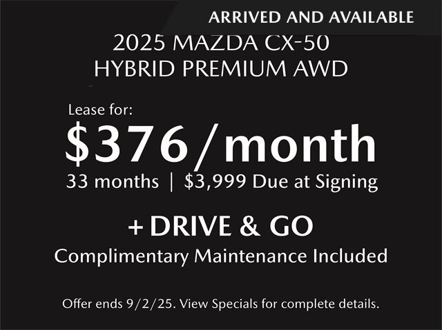 2025 MAZDA CX-50 Hybrid Premium San Juan Capistrano CA