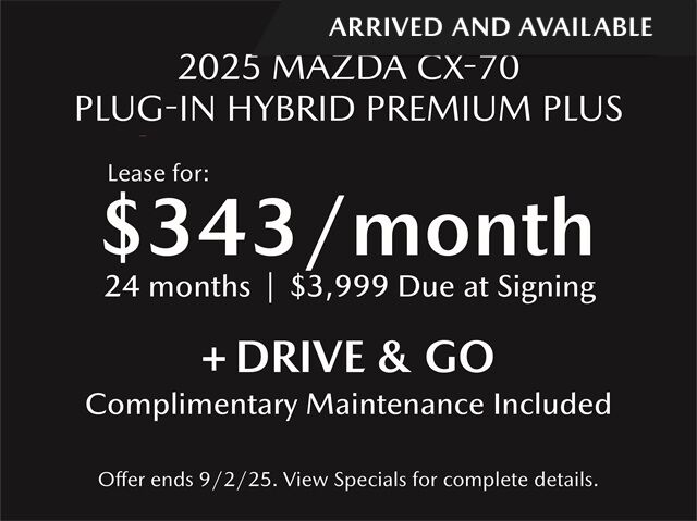 2025 MAZDA CX-70 PHEV Premium Plus San Juan Capistrano CA