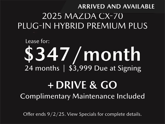 2025 MAZDA CX-70 PHEV Premium Plus San Juan Capistrano CA