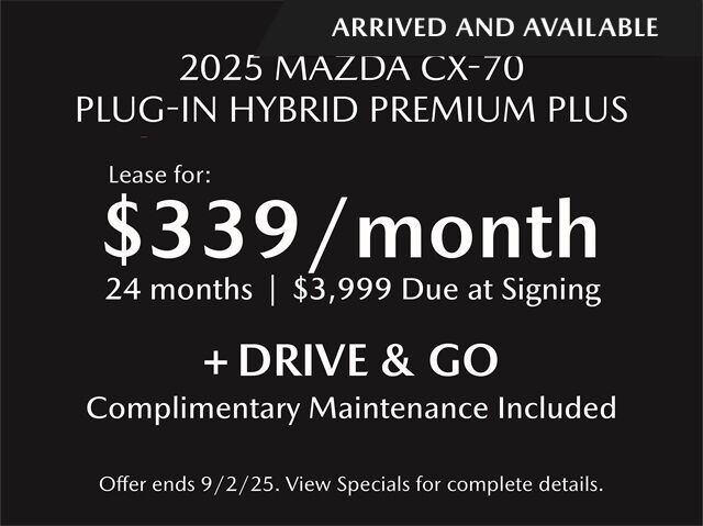 2025 MAZDA CX-70 PHEV Premium Plus San Juan Capistrano CA