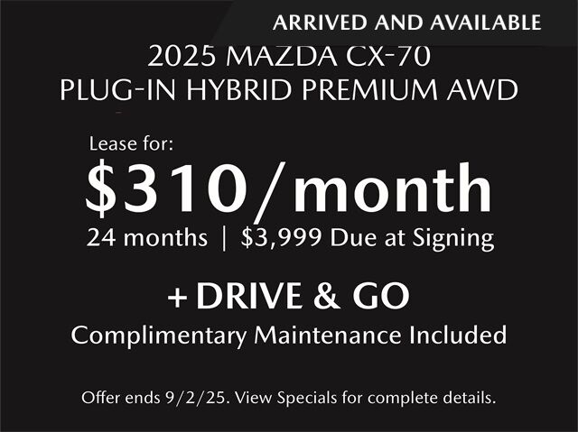 2025 MAZDA CX-70 PHEV Premium San Juan Capistrano CA