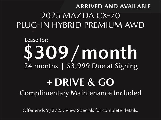 2025 MAZDA CX-70 PHEV Premium San Juan Capistrano CA