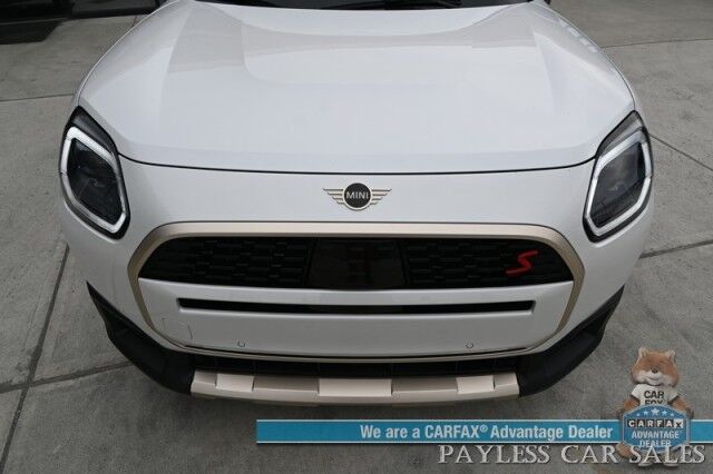 2025 MINI Countryman S / AWD / Premium Sound & Comfort Pkg / Auto Start / Heated Leather Seats & Steering / Sunroof / Harman Kardon Speakers / NAV / HUD / Adaptive Cruise / Lane Depart & Blind Spot / Only 6k Miles / 1-Owner Anchorage AK