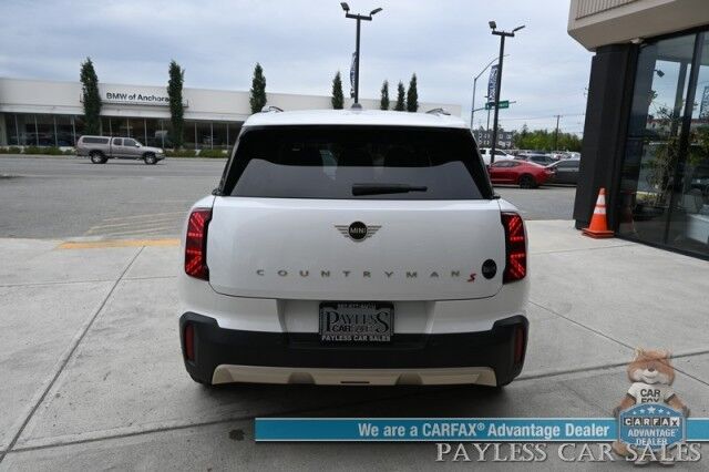 2025 MINI Countryman S / AWD / Premium Sound & Comfort Pkg / Auto Start / Heated Leather Seats & Steering / Sunroof / Harman Kardon Speakers / NAV / HUD / Adaptive Cruise / Lane Depart & Blind Spot / Only 6k Miles / 1-Owner Anchorage AK