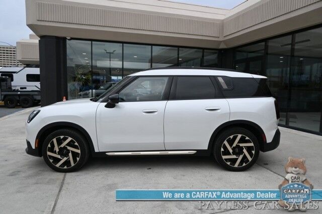 2025 MINI Countryman S / AWD / Premium Sound & Comfort Pkg / Auto Start / Heated Leather Seats & Steering / Sunroof / Harman Kardon Speakers / NAV / HUD / Adaptive Cruise / Lane Depart & Blind Spot / Only 6k Miles / 1-Owner Anchorage AK