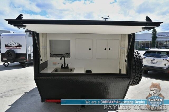 2025 MODERN BUGGY Country Born Little Buggy CB-12 / Sleeps 2 / 5000 BTU Infloor A/C / 24 Inch Flat Screen / Exterior Kitchenette / Awning / Rooftop Solar Package / Roof Rack / All Terrain Tires / Tow Pkg / 1405lbs UVW Anchorage AK