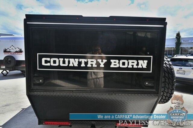 2025 MODERN BUGGY Country Born Little Buggy CB-12 / Sleeps 2 / 5000 BTU Infloor A/C / 24 Inch Flat Screen / Exterior Kitchenette / Awning / Rooftop Solar Package / Roof Rack / All Terrain Tires / Tow Pkg / 1405lbs UVW Anchorage AK