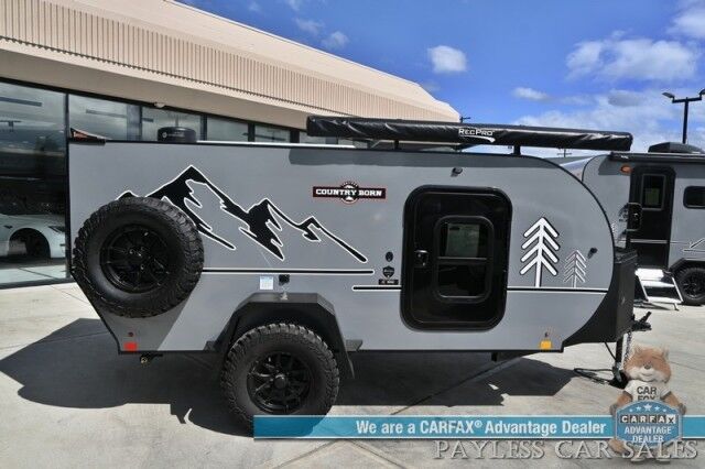 2025 MODERN BUGGY Country Born Little Buggy CB-12 / Sleeps 2 / 5000 BTU Infloor A/C / 24 Inch Flat Screen / Exterior Kitchenette / Awning / Rooftop Solar Package / Roof Rack / All Terrain Tires / Tow Pkg / 1405lbs UVW Anchorage AK
