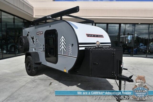 2025 MODERN BUGGY Country Born Little Buggy CB-12 / Sleeps 2 / 5000 BTU Infloor A/C / 24 Inch Flat Screen / Exterior Kitchenette / Awning / Rooftop Solar Package / Roof Rack / All Terrain Tires / Tow Pkg / 1405lbs UVW Anchorage AK