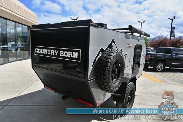 2025 MODERN BUGGY Country Born Little Buggy CB-12 / Sleeps 2 / 5000 BTU Infloor A/C / 24 Inch Flat Screen / Exterior Kitchenette / Awning / Rooftop Solar Package / Roof Rack / All Terrain Tires / Tow Pkg / 1405lbs UVW Anchorage AK