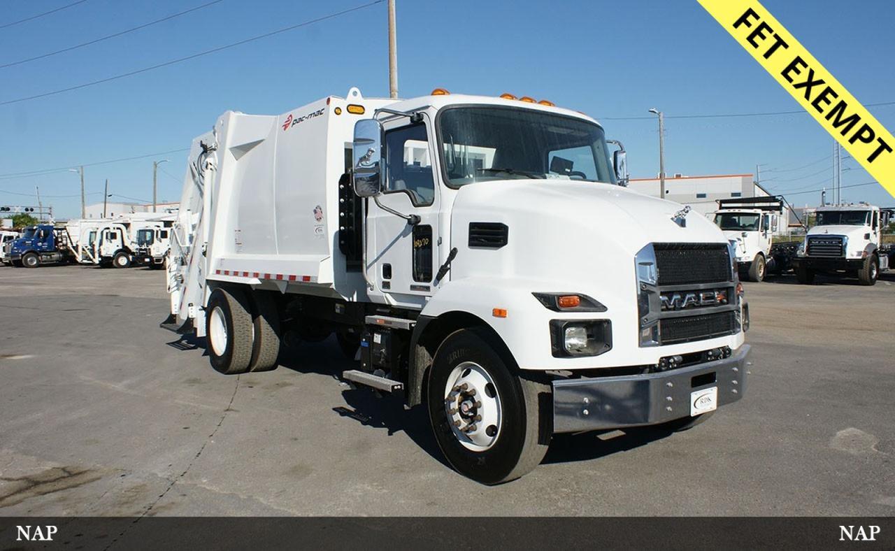 2025 Mack MD6 11 yard Pac-Mac Rear Loader Garbage Truck
