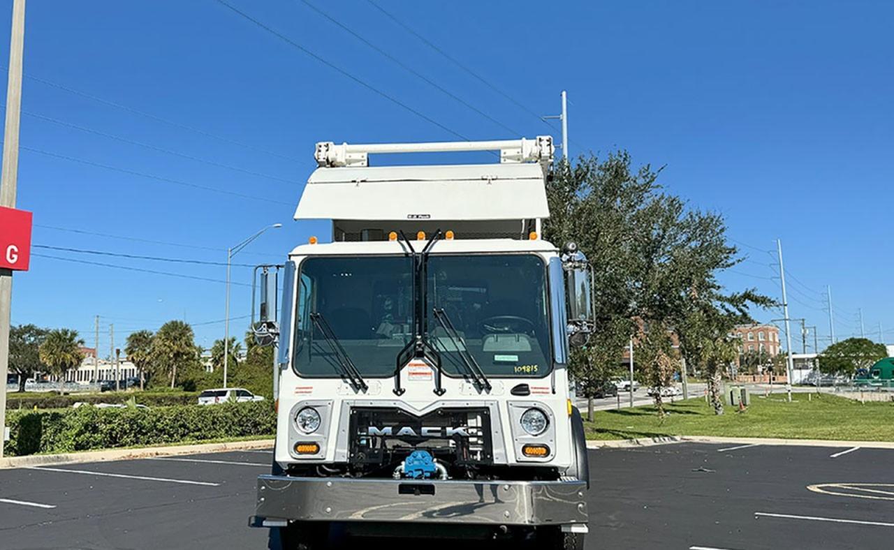 2025 Mack TE64 40 Yard EZ Pack Front Loader Garbage Truck Tampa FL