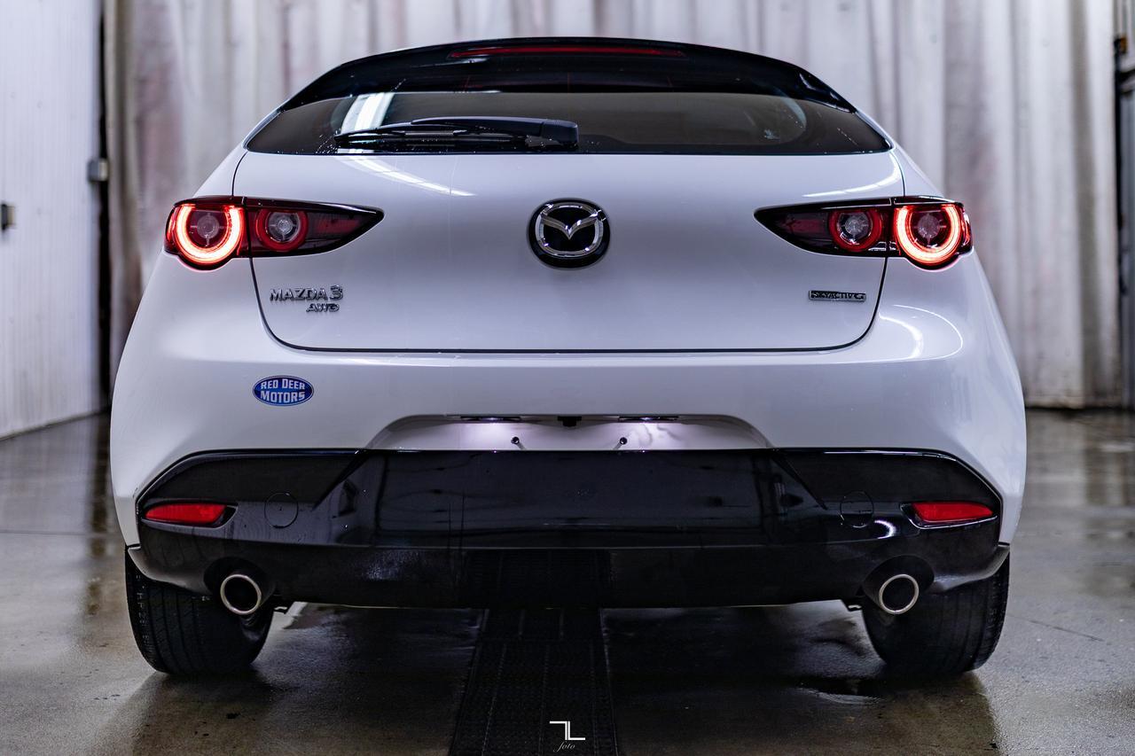 2025 Mazda 3 AWD GS Sport Hatchback Leather Roof BCam Red Deer AB