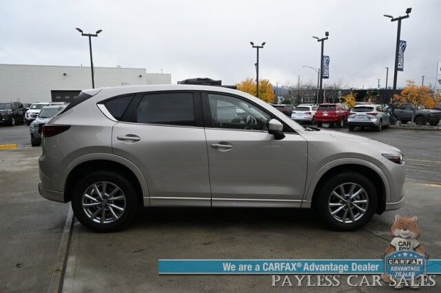 2025 Mazda CX-5 2.5 S Preferred Package / AWD / Power & Heated Leather Seats / Sunroof / Adaptive Cruise / Lane Alert / Apple CarPlay & Android Auto / Back Up Camera / Keyless Entry & Start / Power Liftgate / 29 MPG / 1-Owner Anchorage AK 2025 Mazda CX-5 2.5 S Preferred Package / AWD / Power & Heated Leather Seats / Sunroof / Adaptive Cruise / Lane Alert / Apple CarPlay & Android Auto / Back Up Camera / Keyless Entry & Start / Power Liftgate / 29 MPG / 1-Owner Anchorage AK