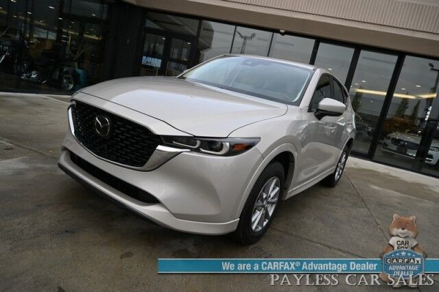 2025 Mazda CX-5 2.5 S Preferred Package / AWD / Power & Heated Leather Seats / Sunroof / Adaptive Cruise / Lane Alert / Apple CarPlay & Android Auto / Back Up Camera / Keyless Entry & Start / Power Liftgate / 29 MPG / 1-Owner Anchorage AK 2025 Mazda CX-5 2.5 S Preferred Package / AWD / Power & Heated Leather Seats / Sunroof / Adaptive Cruise / Lane Alert / Apple CarPlay & Android Auto / Back Up Camera / Keyless Entry & Start / Power Liftgate / 29 MPG / 1-Owner Anchorage AK