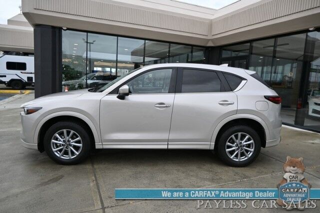 2025 Mazda CX-5 2.5 S Preferred Package / AWD / Power & Heated Leather Seats / Sunroof / Lane Departure Alert / Adaptive Cruise / Apple CarPlay & Android Auto / Back Up Camera / Keyless Entry & Start / Power Liftgate / 29 MPG / 1-Owner Anchorage AK