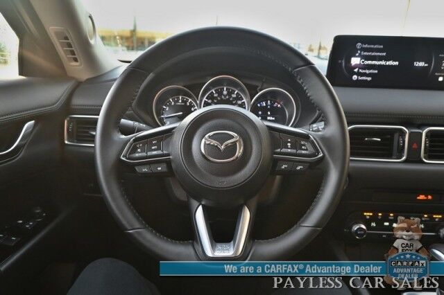 2025 Mazda CX-5 2.5 S Preferred Package / AWD / Power & Heated Leather Seats / Sunroof / Lane Departure Alert / Adaptive Cruise / Apple CarPlay & Android Auto / Back Up Camera / Keyless Entry & Start / Power Liftgate / 29 MPG / 1-Owner Anchorage AK
