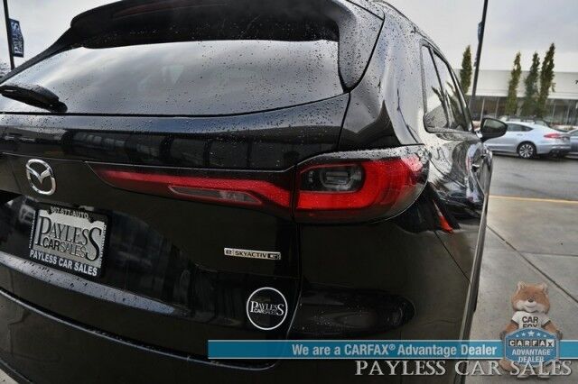 2025 Mazda CX-90 Preferred Package / AWD / Power & Heated Leather Seats / Sunroof / Adaptive Cruise Control / Lane Departure & Blind Spot Alert / Apple CarPlay & Android Auto / Back Up Camera / 3rd Row / Seats 7 / 1-Owner Wasilla AK