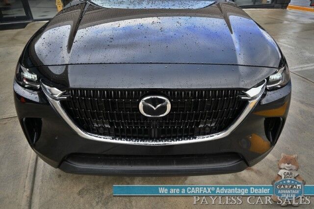 2025 Mazda CX-90 Preferred Package / AWD / Power & Heated Leather Seats / Sunroof / Adaptive Cruise Control / Lane Departure & Blind Spot Alert / Apple CarPlay & Android Auto / Back Up Camera / 3rd Row / Seats 7 / 1-Owner Wasilla AK