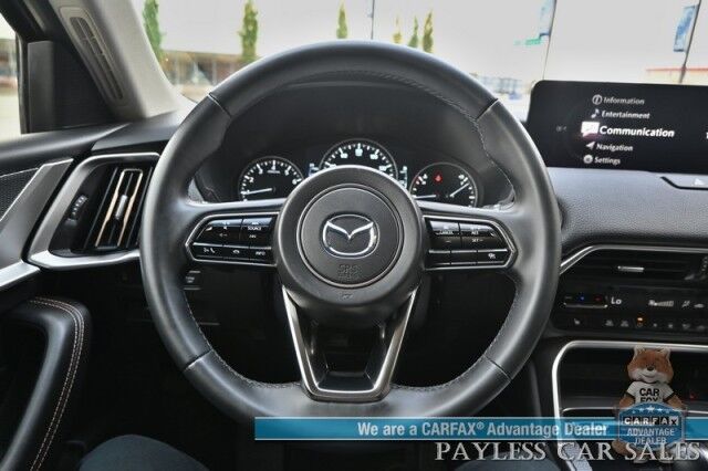 2025 Mazda CX-90 Preferred Package / AWD / Power & Heated Leather Seats / Sunroof / Adaptive Cruise Control / Lane Departure & Blind Spot Alert / Apple CarPlay & Android Auto / Back Up Camera / 3rd Row / Seats 7 / 1-Owner Anchorage AK