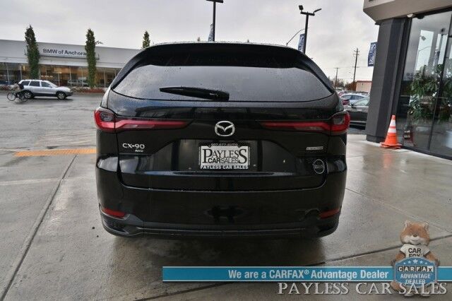 2025 Mazda CX-90 Preferred Package / AWD / Power & Heated Leather Seats / Sunroof / Adaptive Cruise Control / Lane Departure & Blind Spot Alert / Apple CarPlay & Android Auto / Back Up Camera / 3rd Row / Seats 7 / 1-Owner Anchorage AK