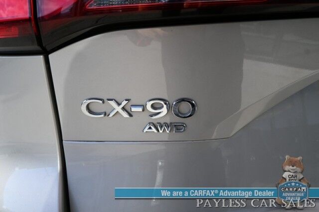2025 Mazda CX-90 Preferred Package / AWD / Power & Heated Leather Seats / Sunroof / Adaptive Cruise Control / Lane Departure & Blind Spot Alert / Apple CarPlay & Android Auto / Back Up Camera / 3rd Row / Seats 7 / 1-Owner Anchorage AK
