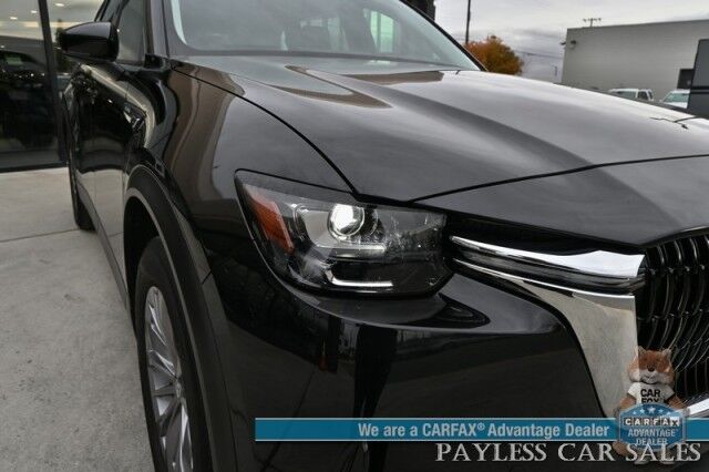 2025 Mazda CX-90 Preferred Package / AWD / Power & Heated Leather Seats / Sunroof / Adaptive Cruise Control / Lane Departure & Blind Spot Alert / Apple CarPlay & Android Auto / Back Up Camera / 3rd Row / Seats 7 / 1-Owner Anchorage AK