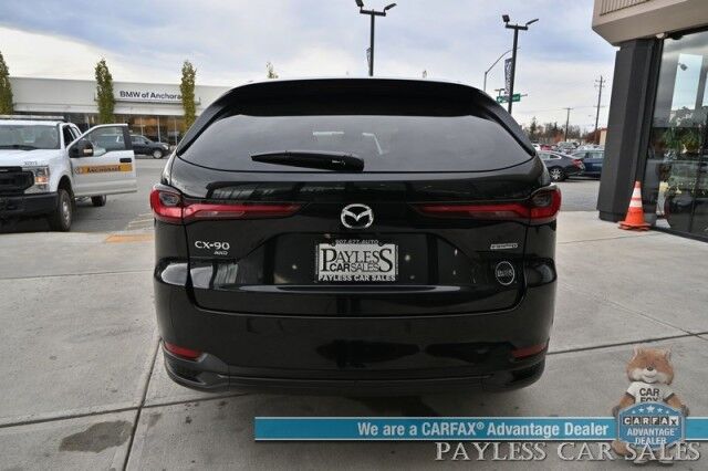 2025 Mazda CX-90 Preferred Package / AWD / Power & Heated Leather Seats / Sunroof / Adaptive Cruise Control / Lane Departure & Blind Spot Alert / Apple CarPlay & Android Auto / Back Up Camera / 3rd Row / Seats 7 / 1-Owner Anchorage AK