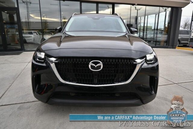 2025 Mazda CX-90 Preferred Package / AWD / Power & Heated Leather Seats / Sunroof / Adaptive Cruise Control / Lane Departure & Blind Spot Alert / Apple CarPlay & Android Auto / Back Up Camera / 3rd Row / Seats 7 / 1-Owner