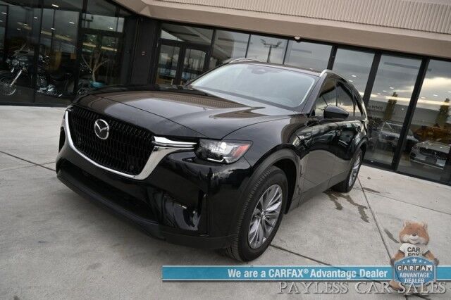 2025 Mazda CX-90 Preferred Package / AWD / Power & Heated Leather Seats / Sunroof / Adaptive Cruise Control / Lane Departure & Blind Spot Alert / Apple CarPlay & Android Auto / Back Up Camera / 3rd Row / Seats 7 / 1-Owner Anchorage AK 2025 Mazda CX-90 Preferred Package / AWD / Power & Heated Leather Seats / Sunroof / Adaptive Cruise Control / Lane Departure & Blind Spot Alert / Apple CarPlay & Android Auto / Back Up Camera / 3rd Row / Seats 7 / 1-Owner Anchorage AK