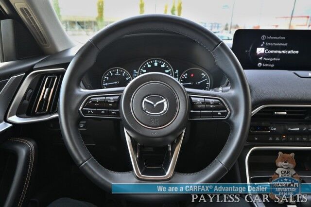 2025 Mazda CX-90 Preferred Package / AWD / Power & Heated Leather Seats / Sunroof / Adaptive Cruise Control / Lane Departure & Blind Spot Alert / Apple CarPlay & Android Auto / Back Up Camera / 3rd Row / Seats 7 / 1-Owner Anchorage AK